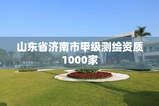山东省济南市甲级测绘资质1000家 山东省济南市甲级测绘资质1000家