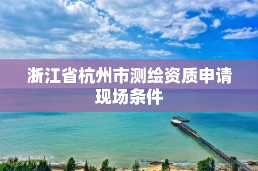 浙江省杭州市测绘资质申请现场条件