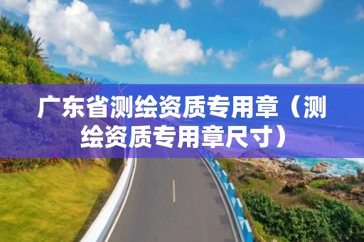 广东省测绘资质专用章（测绘资质专用章尺寸）