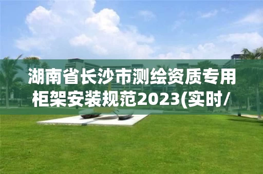 湖南省长沙市测绘资质专用柜架安装规范2023(实时/更新中) 湖南省长沙市测绘资质专用柜架安装规范2023(实时/更新中)