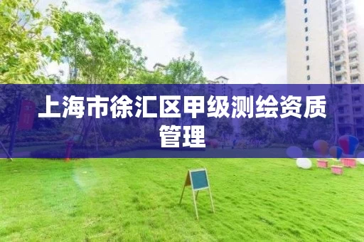 上海市徐汇区甲级测绘资质管理