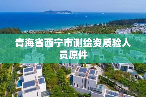 青海省西宁市测绘资质验人员原件