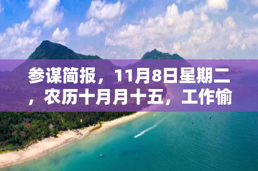 参谋简报，11月8日星期二，农历十月月十五，工作愉快，平安喜乐
