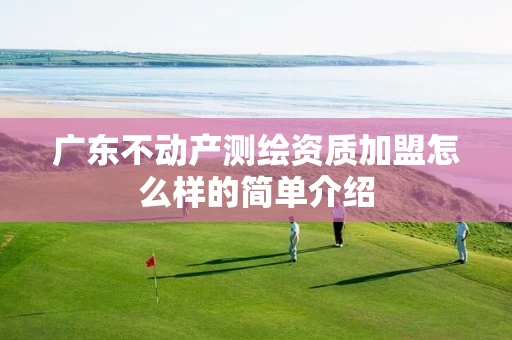 广东不动产测绘资质加盟怎么样的简单介绍 广东不动产测绘资质加盟怎么样的简单介绍