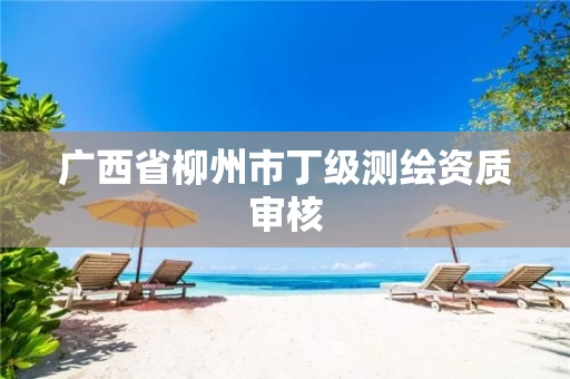 广西省柳州市丁级测绘资质审核