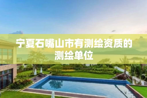 宁夏石嘴山市有测绘资质的测绘单位