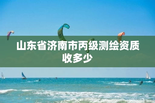山东省济南市丙级测绘资质收多少