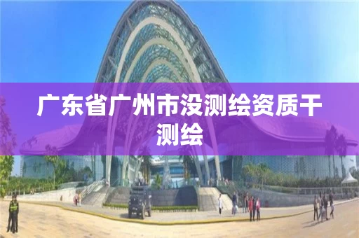 广东省广州市没测绘资质干测绘 广东省广州市没测绘资质干测绘