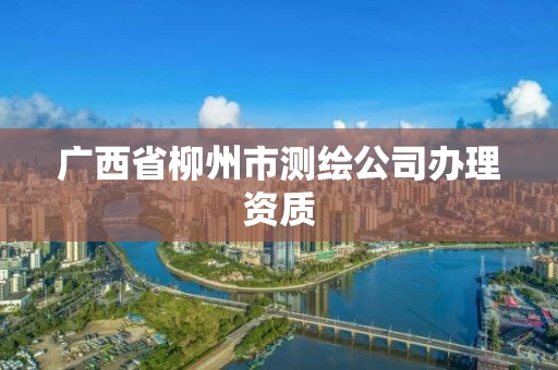 广西省柳州市测绘公司办理资质