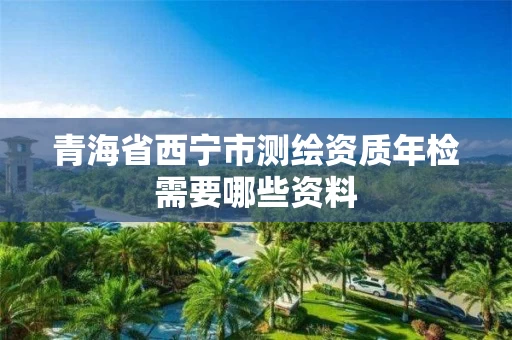 青海省西宁市测绘资质年检需要哪些资料