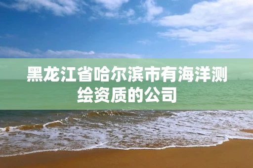 黑龙江省哈尔滨市有海洋测绘资质的公司