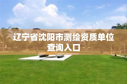 辽宁省沈阳市测绘资质单位查询入口 辽宁省沈阳市测绘资质单位查询入口