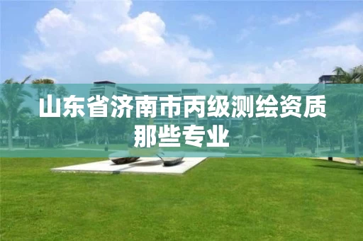 山东省济南市丙级测绘资质那些专业