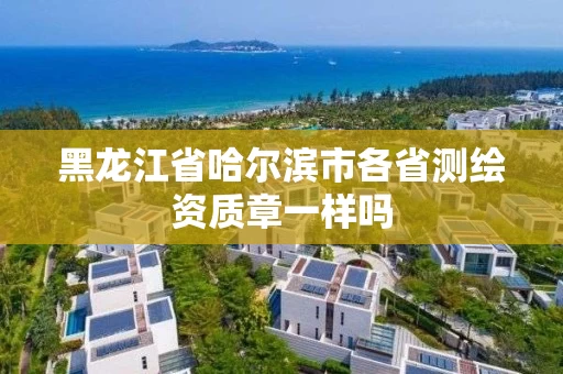 黑龙江省哈尔滨市各省测绘资质章一样吗