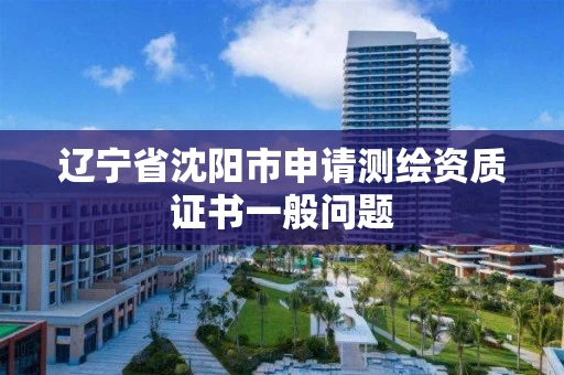 辽宁省沈阳市申请测绘资质证书一般问题 辽宁省沈阳市申请测绘资质证书一般问题