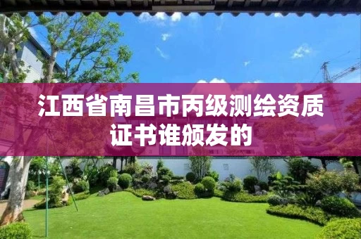 江西省南昌市丙级测绘资质证书谁颁发的