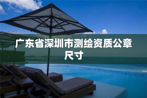 广东省深圳市测绘资质公章尺寸