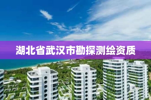 湖北省武汉市勘探测绘资质