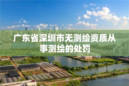 广东省深圳市无测绘资质从事测绘的处罚 广东省深圳市无测绘资质从事测绘的处罚