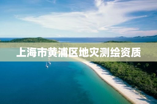 上海市黄浦区地灾测绘资质