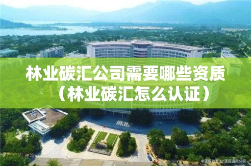 林业碳汇公司需要哪些资质（林业碳汇怎么认证）