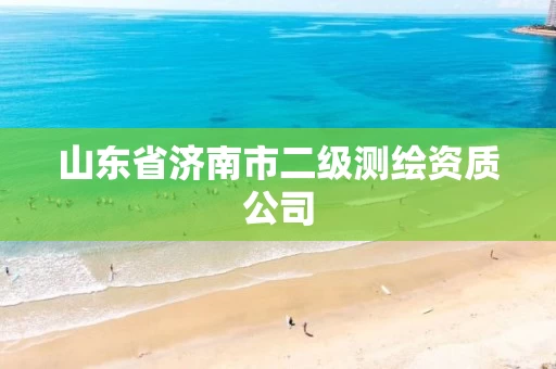 山东省济南市二级测绘资质公司
