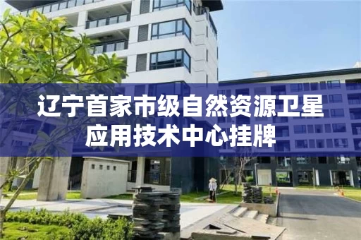 辽宁首家市级自然资源卫星应用技术中心挂牌