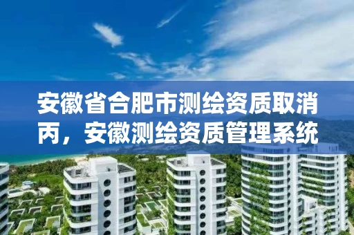 安徽省合肥市测绘资质取消丙，安徽测绘资质管理系统