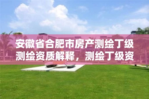 安徽省合肥市房产测绘丁级测绘资质解释，测绘丁级资质业务范围