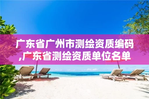 广东省广州市测绘资质编码,广东省测绘资质单位名单