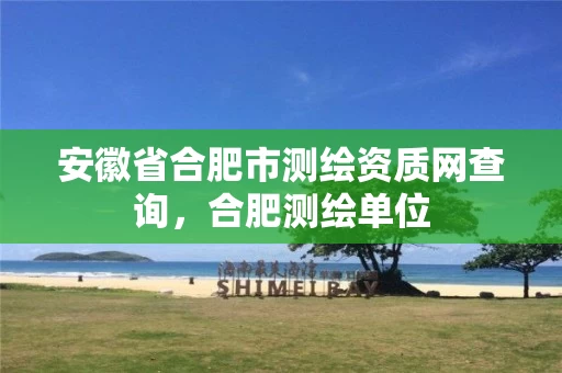 安徽省合肥市测绘资质网查询，合肥测绘单位