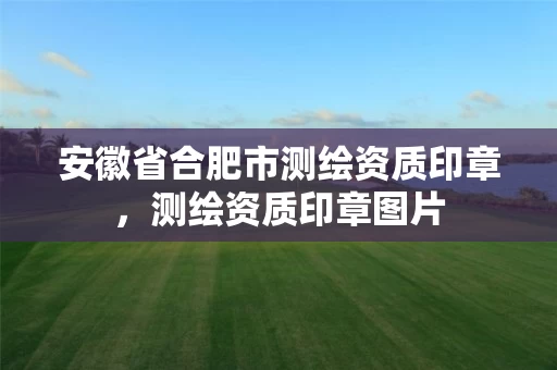 安徽省合肥市测绘资质印章，测绘资质印章图片
