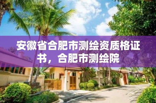 安徽省合肥市测绘资质格证书，合肥市测绘院