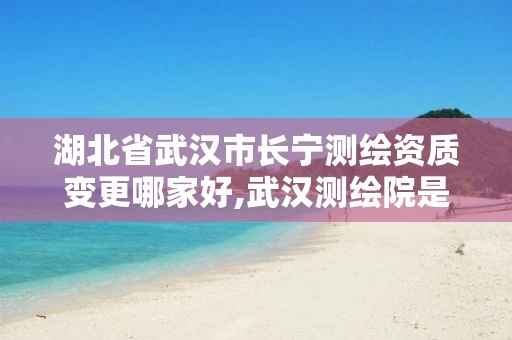 湖北省武汉市长宁测绘资质变更哪家好,武汉测绘院是什么级别。