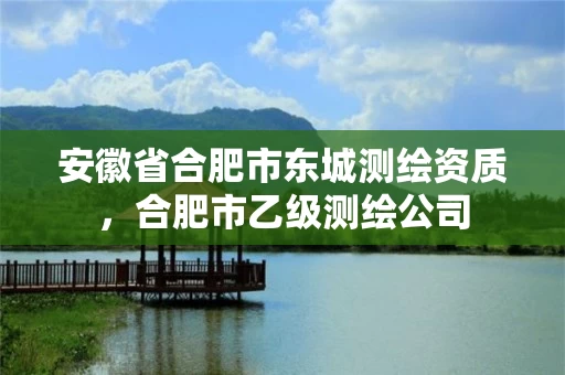 安徽省合肥市东城测绘资质,合肥市乙级测绘公司 安徽省合肥市东城测绘资质,合肥市乙级测绘公司