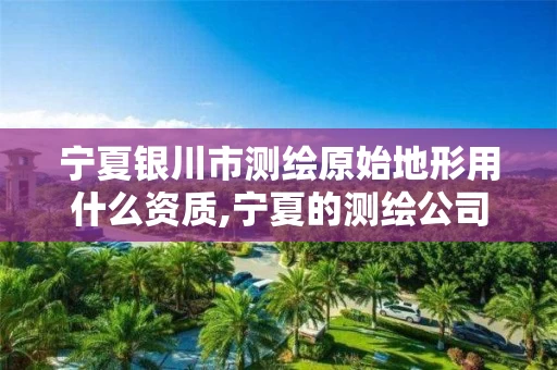 宁夏银川市测绘原始地形用什么资质,宁夏的测绘公司有哪些