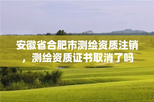 安徽省合肥市测绘资质注销，测绘资质证书取消了吗