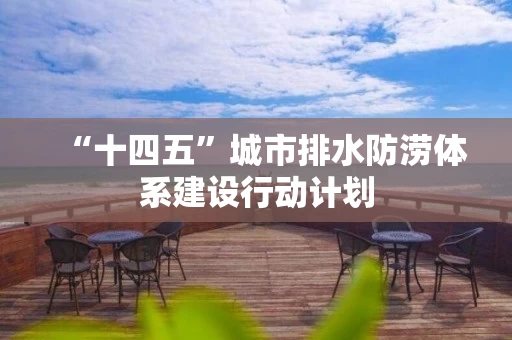 “十四五”城市排水防涝体系建设行动计划