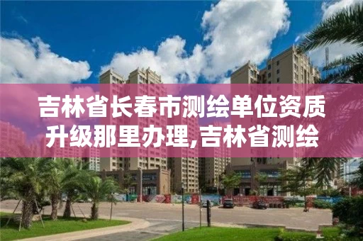 吉林省长春市测绘单位资质升级那里办理,吉林省测绘资质管理平台。
