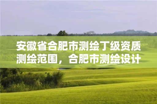 安徽省合肥市测绘丁级资质测绘范围，合肥市测绘设计院