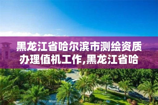 黑龙江省哈尔滨市测绘资质办理值机工作,黑龙江省哈尔滨市测绘局。