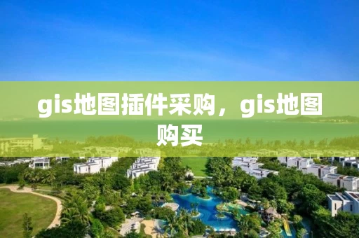 gis地图插件采购，gis地图购买