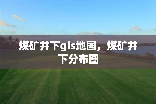 煤矿井下gis地图，煤矿井下分布图
