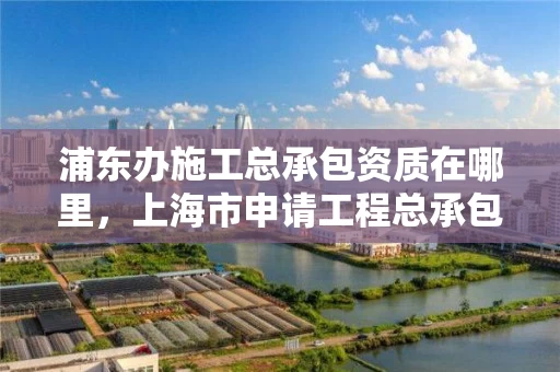 浦东办施工总承包资质在哪里，上海市申请工程总承包试点单位