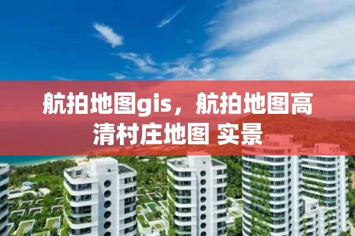 航拍地图gis，航拍地图高清村庄地图 实景