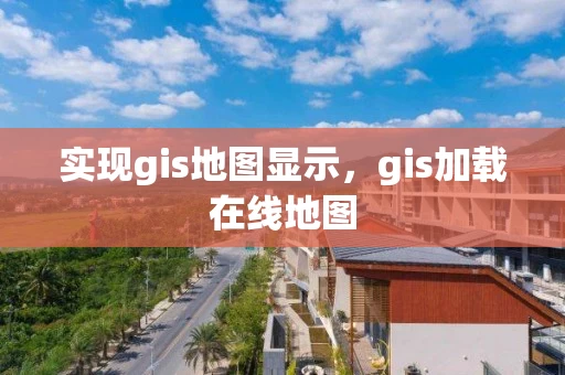 实现gis地图显示，gis加载在线地图