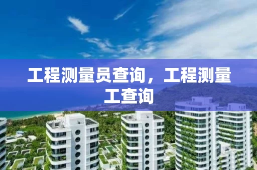 工程测量员查询，工程测量工查询