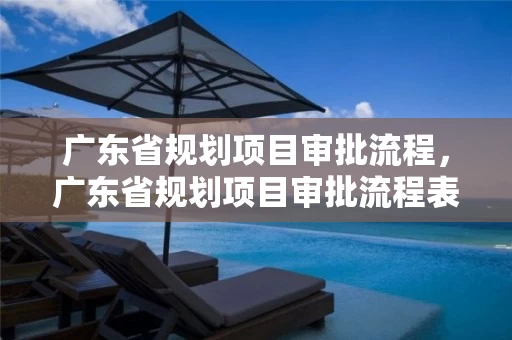 广东省规划项目审批流程，广东省规划项目审批流程表