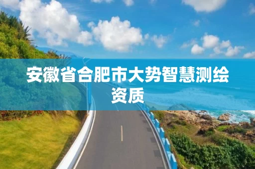 安徽省合肥市大势智慧测绘资质
