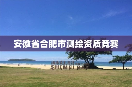 安徽省合肥市测绘资质竞赛 安徽省合肥市测绘资质竞赛